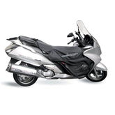 Coprigambe Termoscud®, un coprigambe impermeabile con fodera termica. Su scooter. Di TUCANO URBANO.